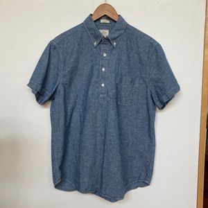 J Crew Chambray Shirt Men's M